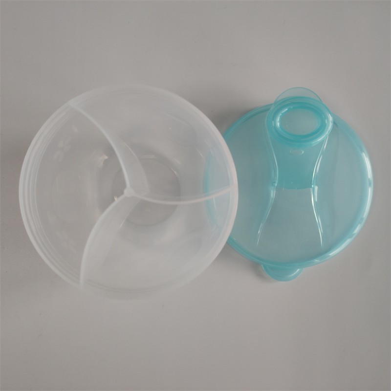 Food Divided Box Supplier - 360 Rotating Portable Milk Powder Storage Box Baby