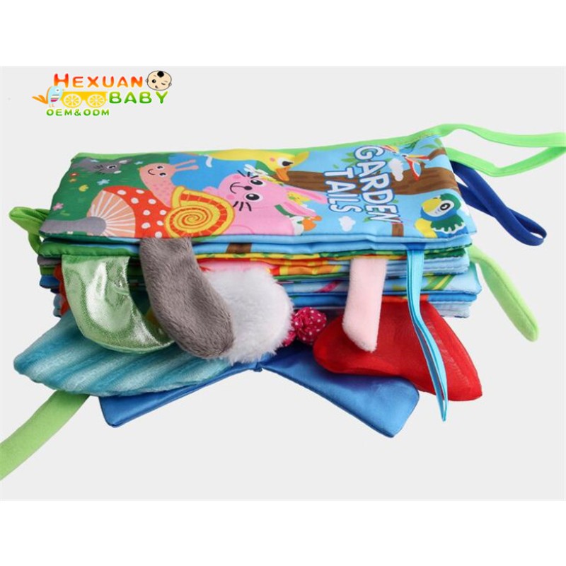 Fabric Book Supplier - Fashionable Educational Soft Color Fabric Kids Baby Cloth Book