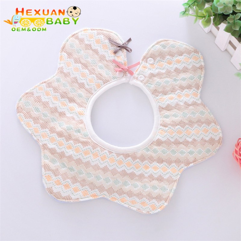 Burp Cloth Manufacturer - 360 Degree Rotatable Cotton Bandana Drool Bibs Boys Girls