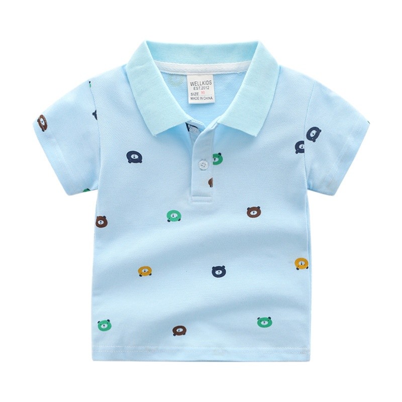Boys Polo Shirt Manufacturer - New Fashion Casual 100% Cotton Soft Top Summer Kids