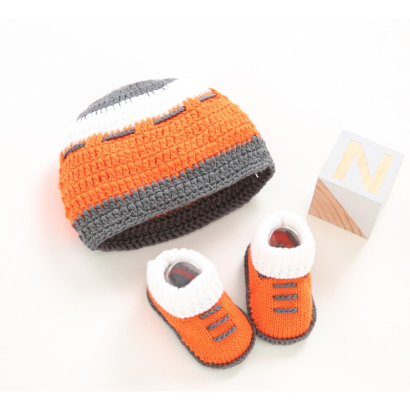 Baby Set Factory - Handmade 100% Cotton Knitted Hats Shoes