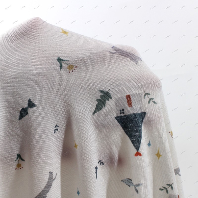 Bed Sheet Set Factory - Soft Bamboo Spandex Woven Crib