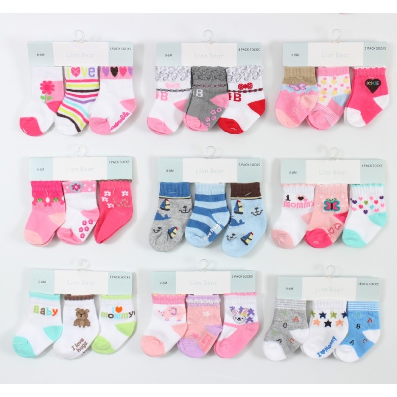 Baby Socks Factory - Winter Warm Soft Cotton Knitted 0-12 Months