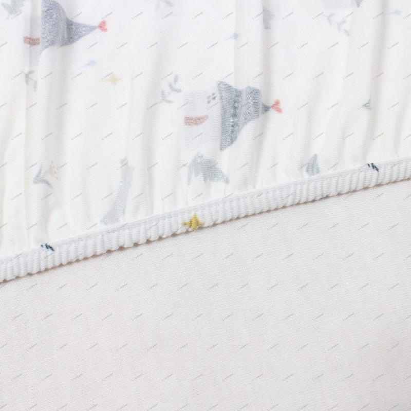 Bed Sheet Set Factory - Soft Bamboo Spandex Woven Crib