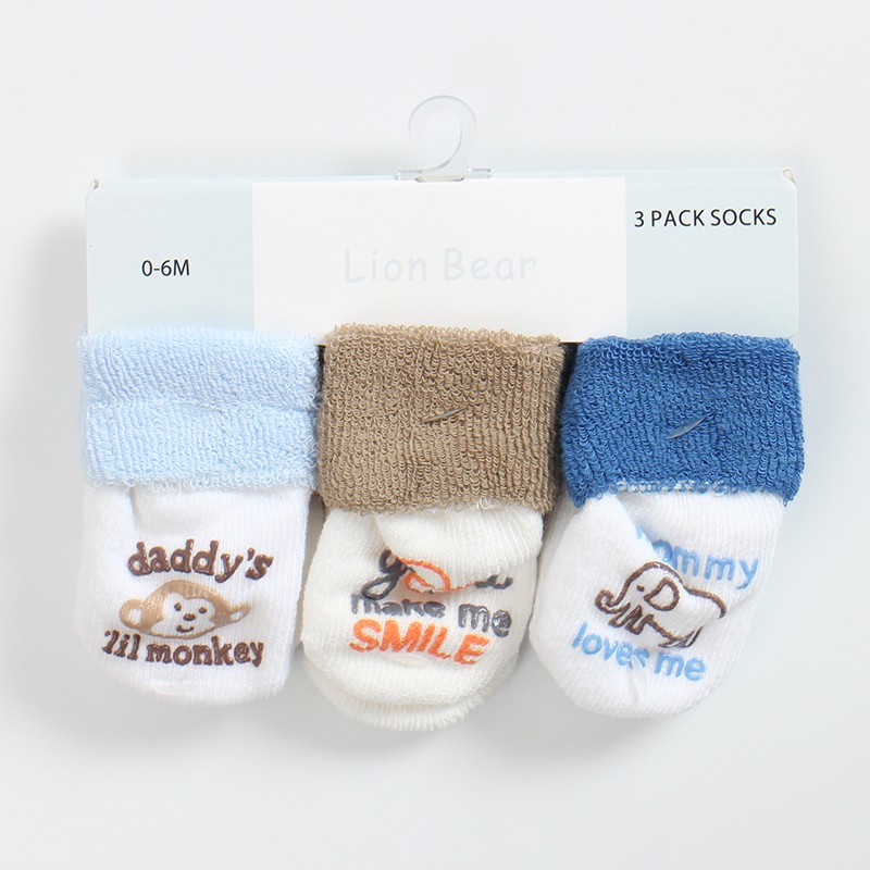 Kids Socks Factory - Animal Head 3D Cotton Non Slip Sporty