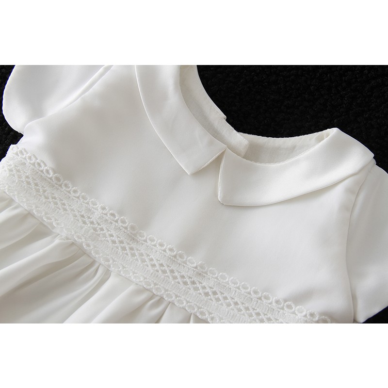 Baby Dress Supplier - Vintage Lace Short Sleeve Party Princess