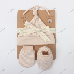 Baby Beanie Set Manufacturer - Soft Cotton Embroidered Matching