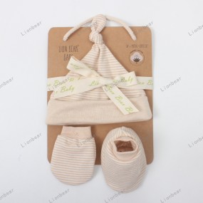 Baby Beanie Set Manufacturer - Soft Cotton Embroidered Matching