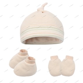 Baby Winter Set Manufacturer - Soft Cotton Hat Mittens Booties