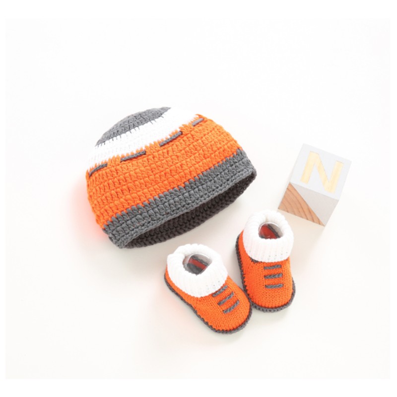 Baby Set Factory - Handmade 100% Cotton Knitted Hats Shoes