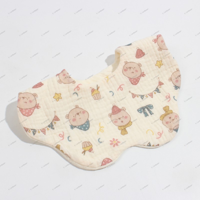 Baby Bib Supplier - Ultra Absorbent Floral Print Bandana