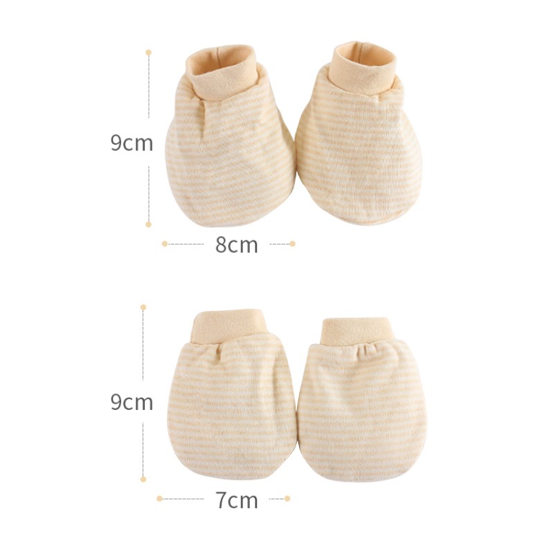 Baby Set Manufacturer - 3pc Organic Cotton Socks Mittens Cap