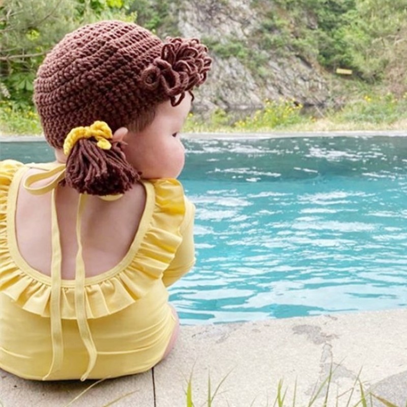 Warm Hat Supplier - Winter Knitted Wool Baby Photo Props