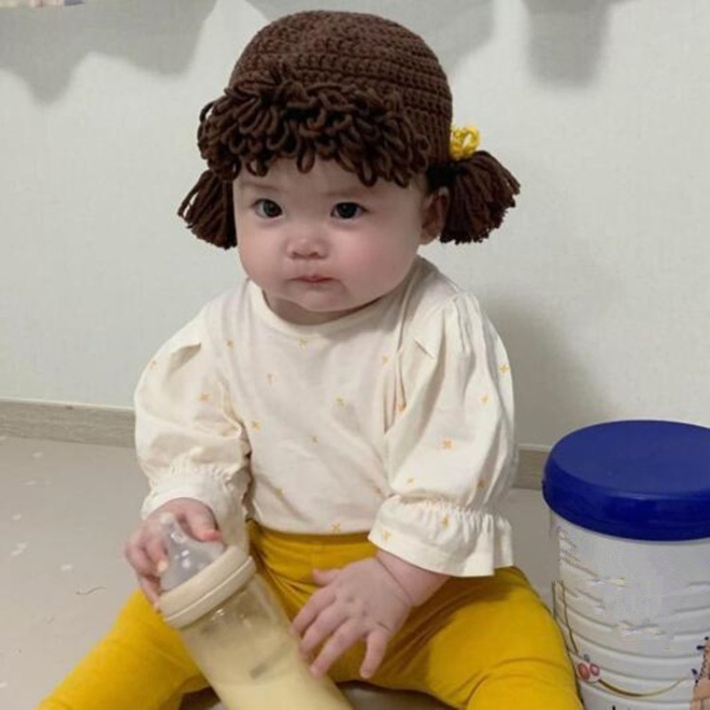 Warm Hat Supplier - Winter Knitted Wool Baby Photo Props