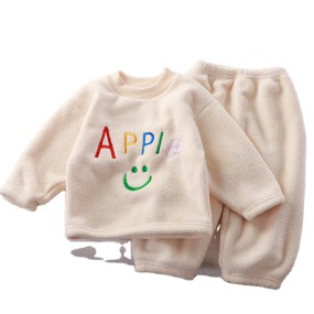 Children Homewear Supplier - Winter Plush Thickened Korean Suit