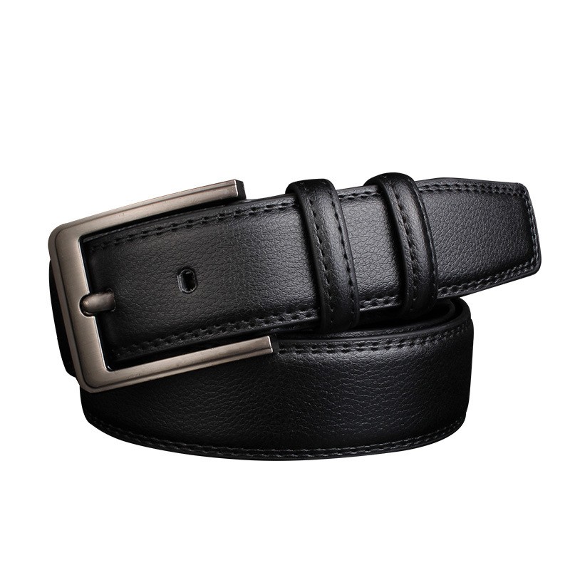 Men Belt Manufacturer - Cow Hide Leather Alloy Pin Buckle