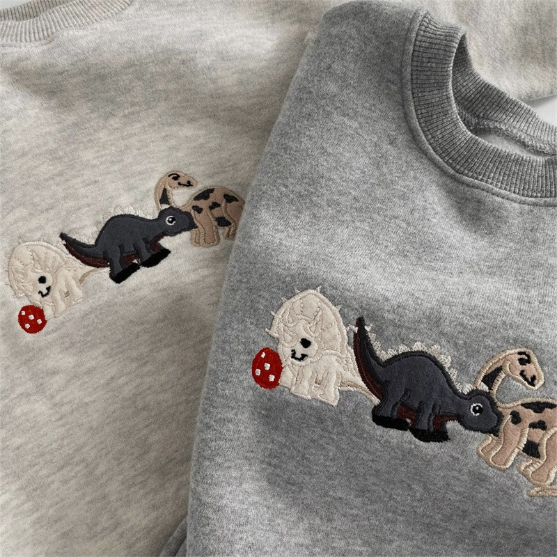 Children Clothes Factory - Plaid Plush Western Style Outerwear