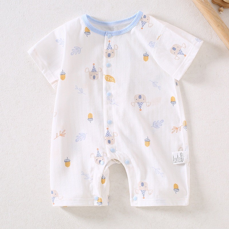 Infant Suit Manufacturer - Korean Version Thin Short-sleeved Jumpsuit