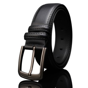 Men Belt Manufacturer - Cow Hide Leather Alloy Pin Buckle