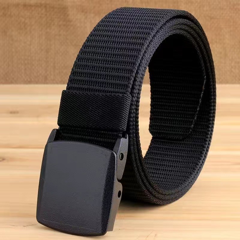 Canvas Belt Supplier - Men Business Nylon Iron Buckle Training