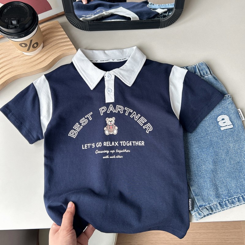 Denim Set Manufacturer - Summer Washed Versatile Three-piece