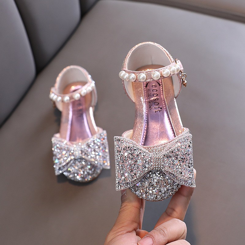Dance Shoes Manufacturer - Pearl Water Diamond Bow Performance