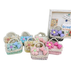 Mini Bag Factory - Fashion Girl Chain Crossbody Pearl