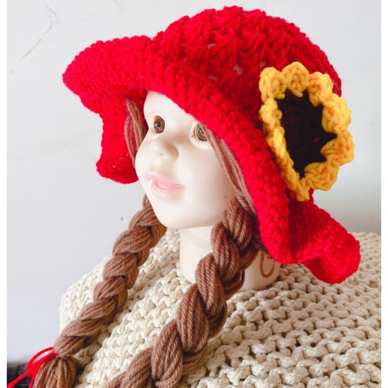 Knitted Hat Manufacturer - Autumn Winter Braids Apple Shape