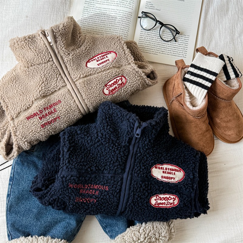 Cardigan Manufacturer - Baby Thickened Jumper Zipper Casual