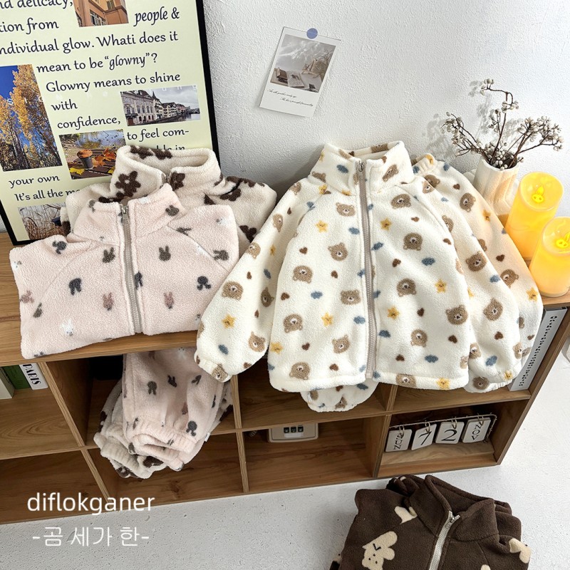 School Uniform Factory - Three-layer Warm Cotton Girls Jacket