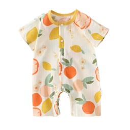 Infant Suit Manufacturer - Korean Version Thin Short-sleeved Jumpsuit
