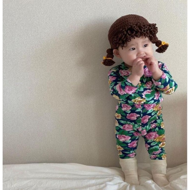 Warm Hat Supplier - Winter Knitted Wool Baby Photo Props