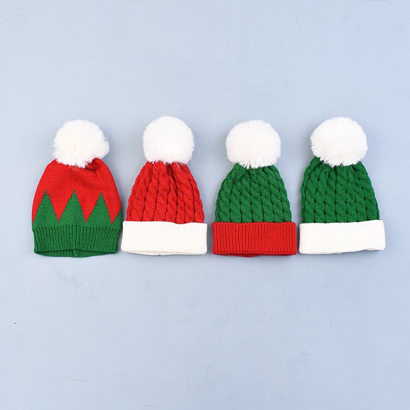 Children Hats Manufacturer - Wool Button Warm Winter Knitted