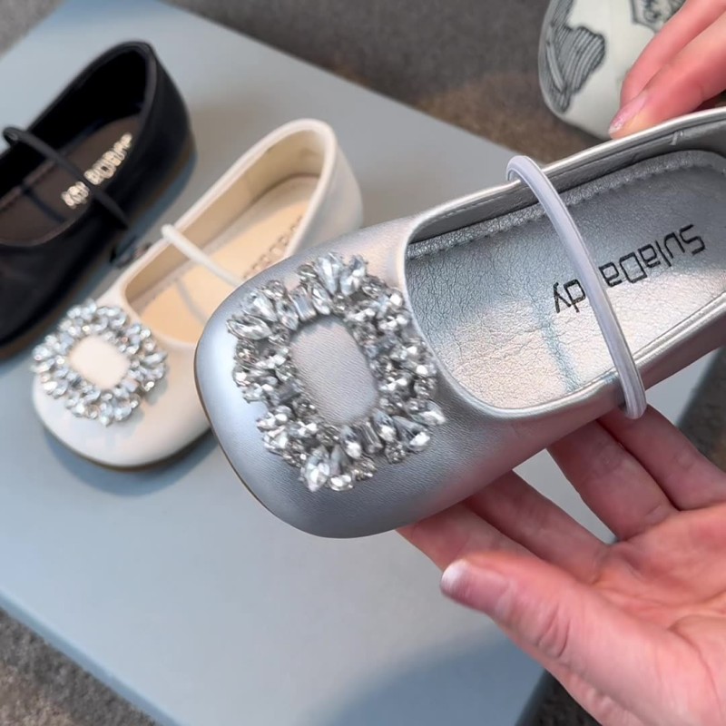 Princess Shoes Factory - Crystal Leather Performance Bow Party