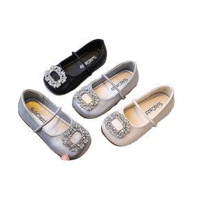 Princess Shoes Factory - Crystal Leather Performance Bow Party