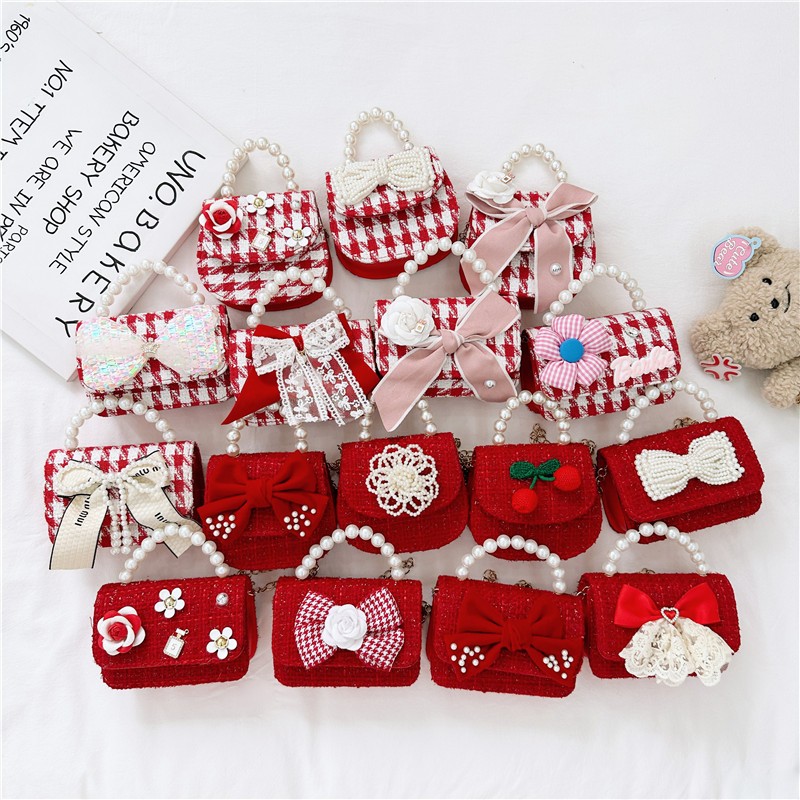 Shoulder Bag Supplier - Girl Bow Carrying Princess Chain