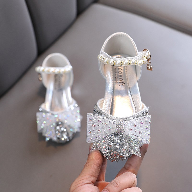 Girls Shoes Supplier - Summer Ribbon Bow Single Performance