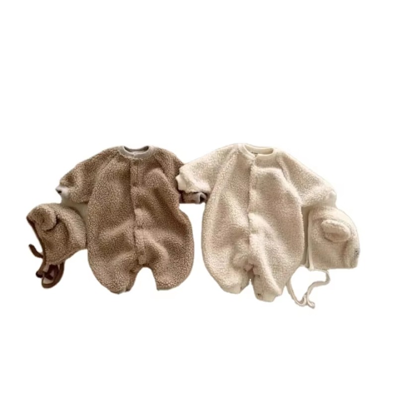 Autumn Jumpsuits Factory - Knitted Terry Toddler Crawling Clothes