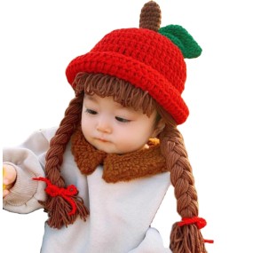 Wig Hat Factory - Girls Bangs Newborn Cute Photo Props