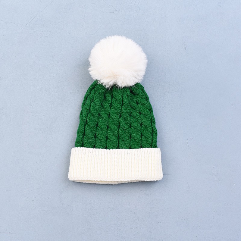 Children Hats Manufacturer - Wool Button Warm Winter Knitted