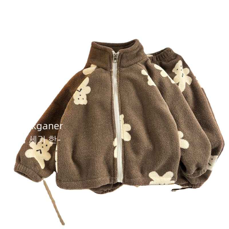 School Uniform Factory - Three-layer Warm Cotton Girls Jacket