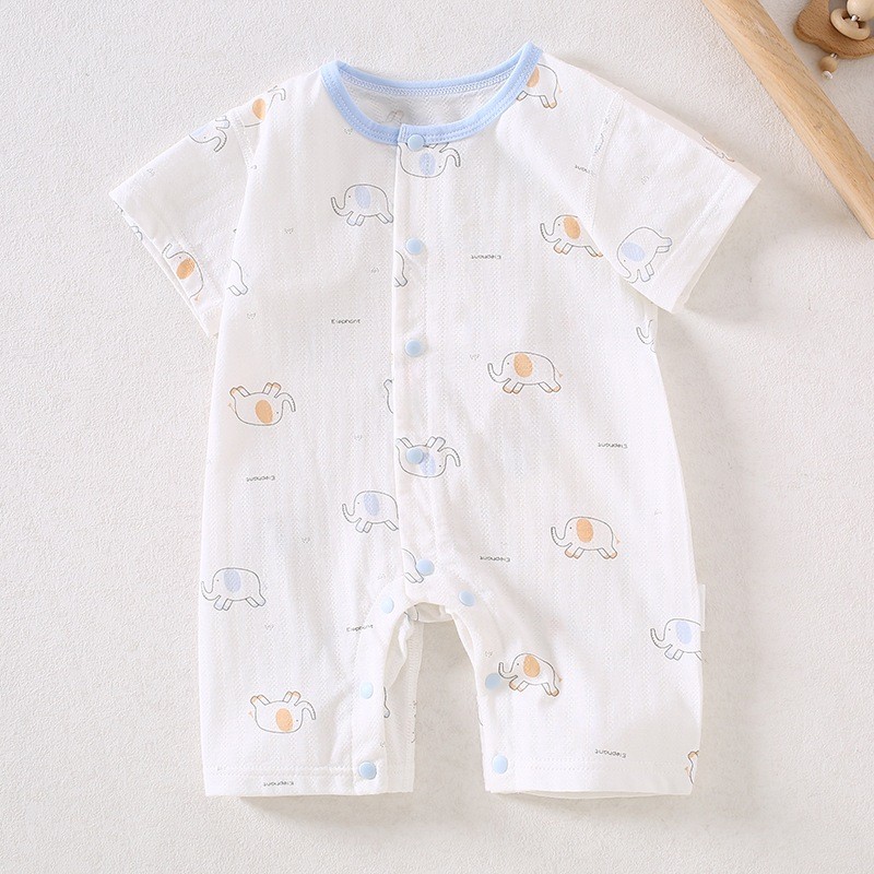 Infant Suit Manufacturer - Korean Version Thin Short-sleeved Jumpsuit