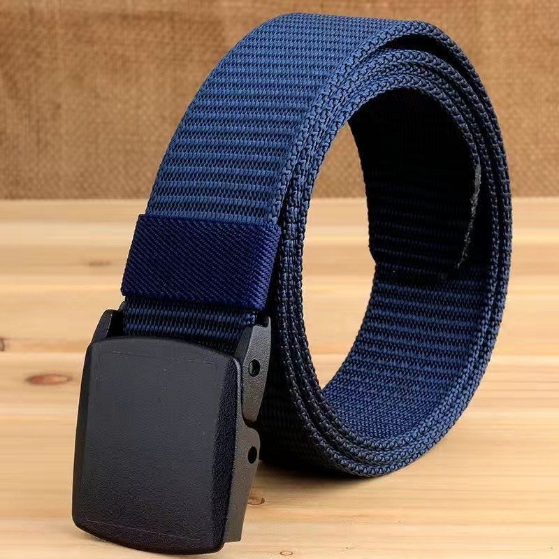 Canvas Belt Supplier - Men Business Nylon Iron Buckle Training