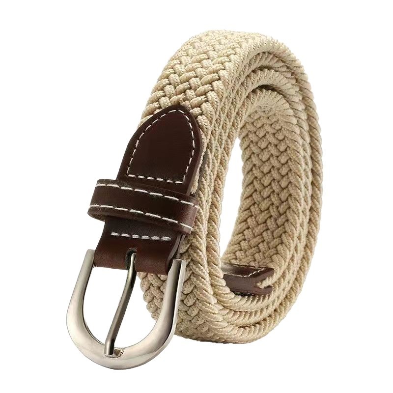 Woven Belt Supplier - Casual Alloy Buckle Polyester Men Women
