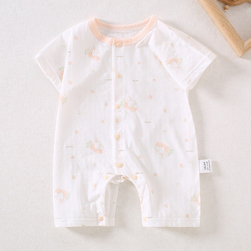 Infant Suit Manufacturer - Korean Version Thin Short-sleeved Jumpsuit