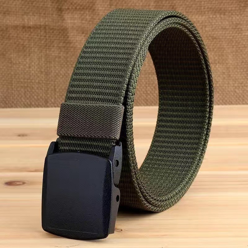 Canvas Belt Supplier - Men Business Nylon Iron Buckle Training