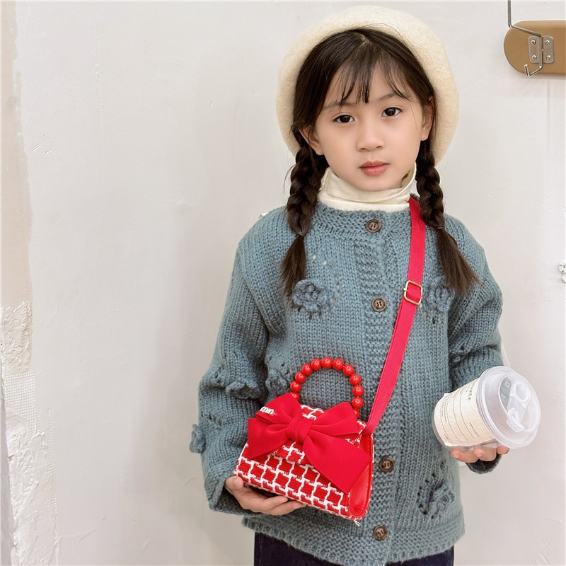 Crossbody Bag Factory - Girls Fashionable Pearl Princess
