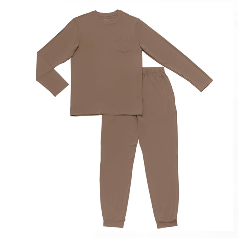 Family Pajamas Set Supplier - Custom Print Cotton Matching Sleepwear Plain Color Design