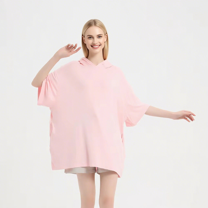 Women Sleep Tee Manufacturer - OEM Custom Logo Lyocell Fabric Oversized Stretchy Summer