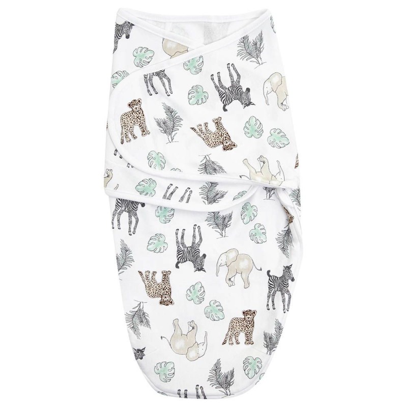 Baby Swaddle Supplier - Organic Cotton Easy Zip Changing Diaper Plus Size for Sleeping